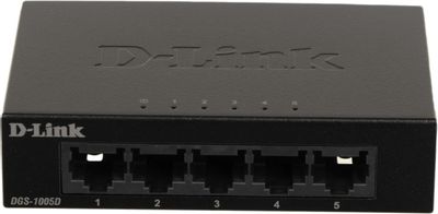 Коммутатор D-Link DGS-1005D/J2A, неуправляемый