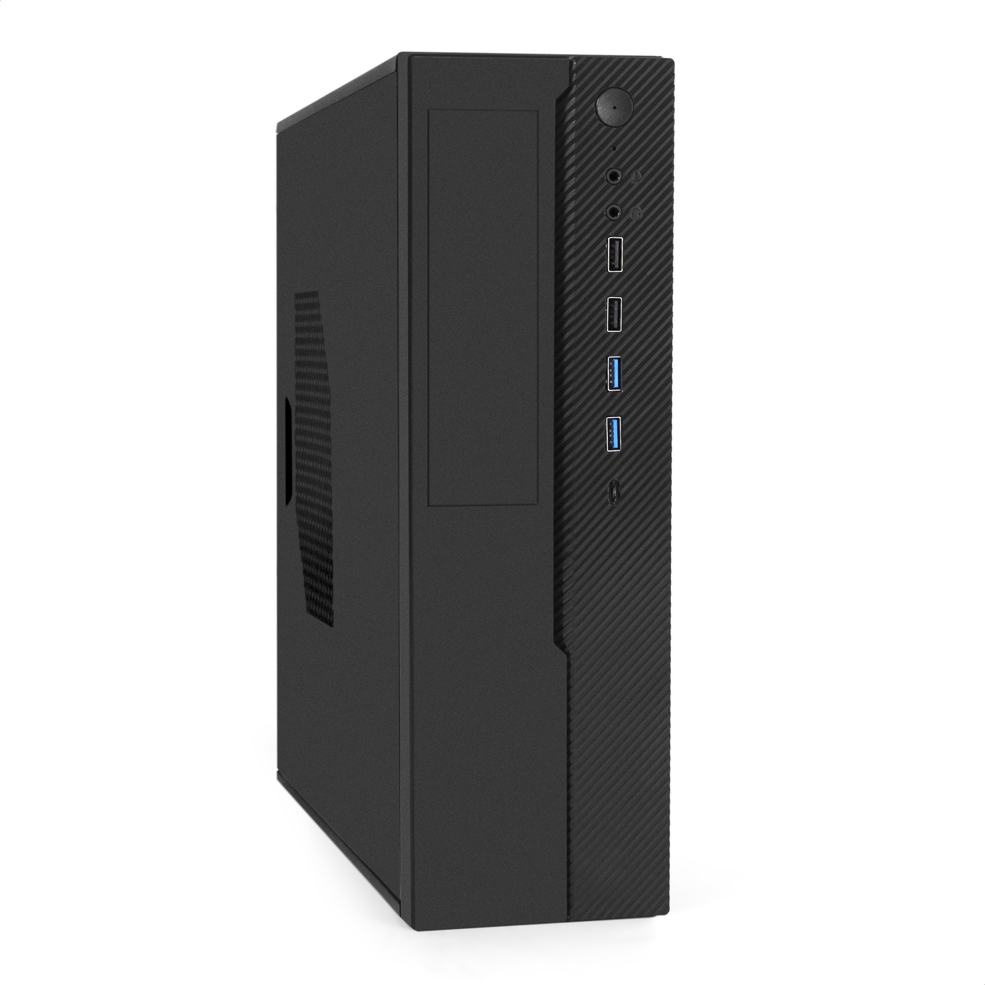 Корпус Desktop ExeGate MI-641-01-TPS300 (mini-ITX/mATX, БП TPS300 с вент. 8см, 2*USB+2*USB3.0, HD аудио, черный)