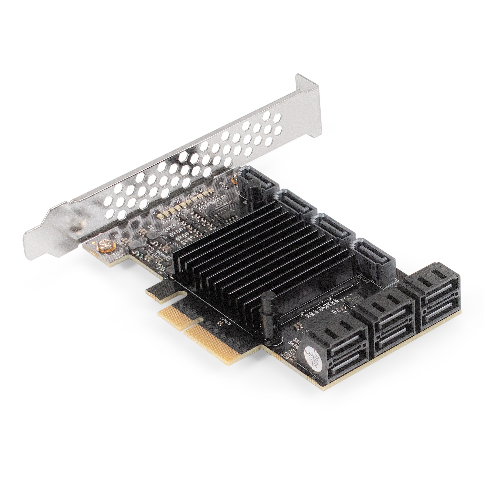 Контроллер ExeGate EXE-510 (PCI-E x4, SATA3 6Gb/s, 10 int, ASMedia Chipset ASM1166+JMB575)