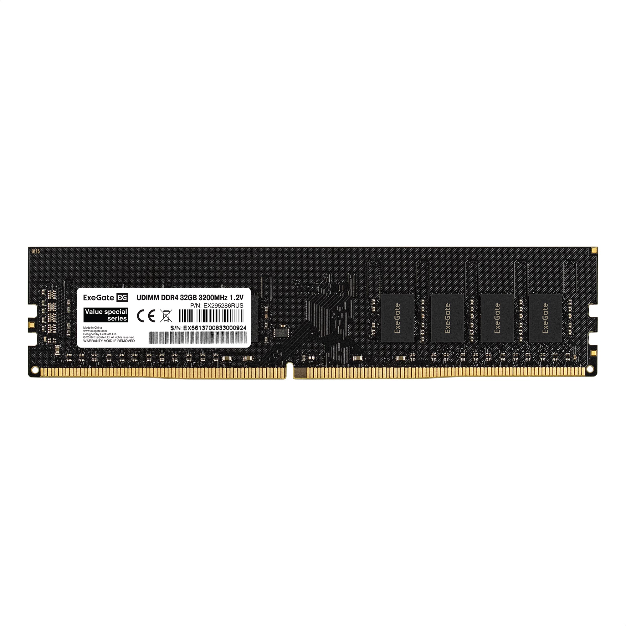 Модуль памяти ExeGate Value Special DIMM DDR4 32GB <PC4-25600> 3200MHz
