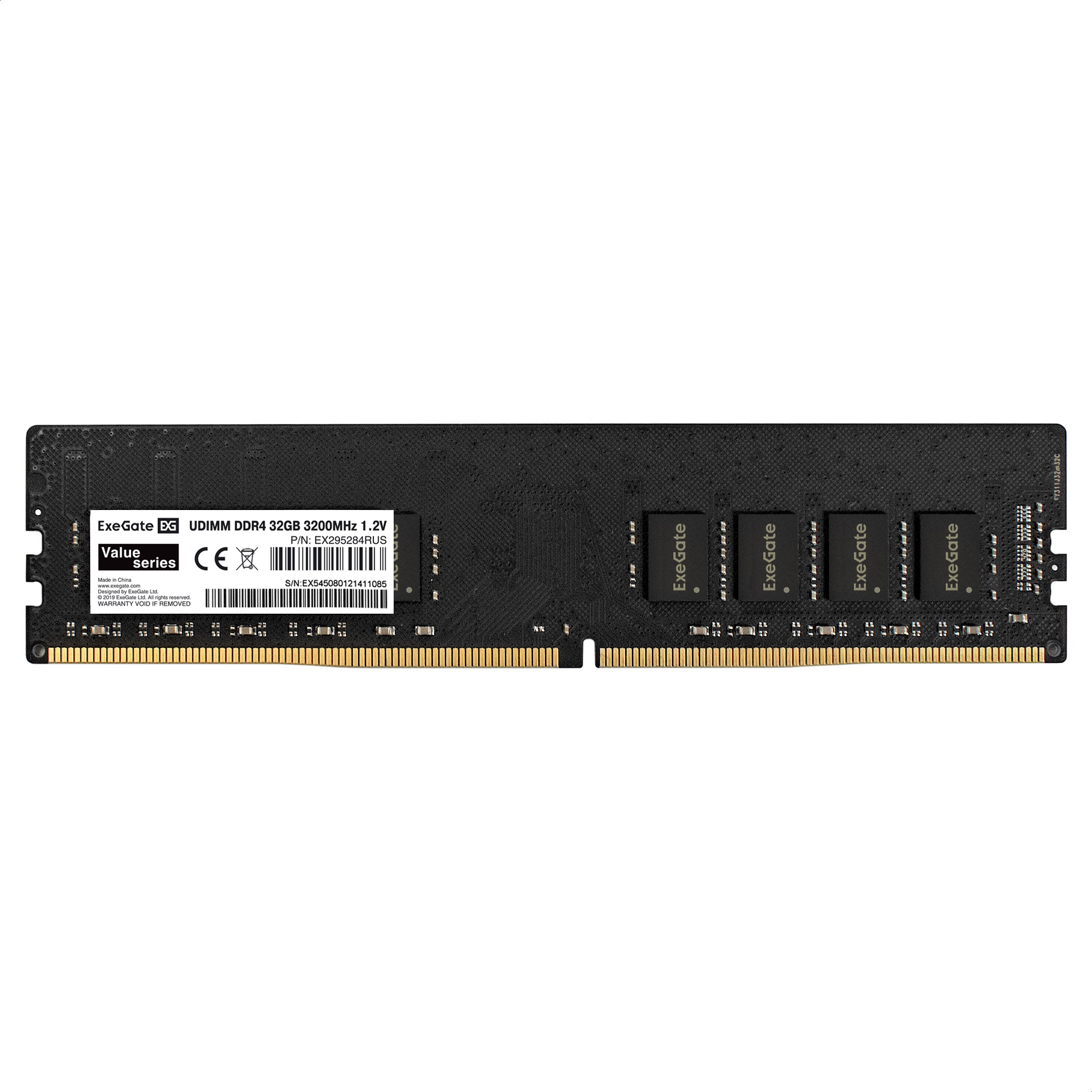 Модуль памяти ExeGate Value DIMM DDR4 32GB <PC4-25600> 3200MHz