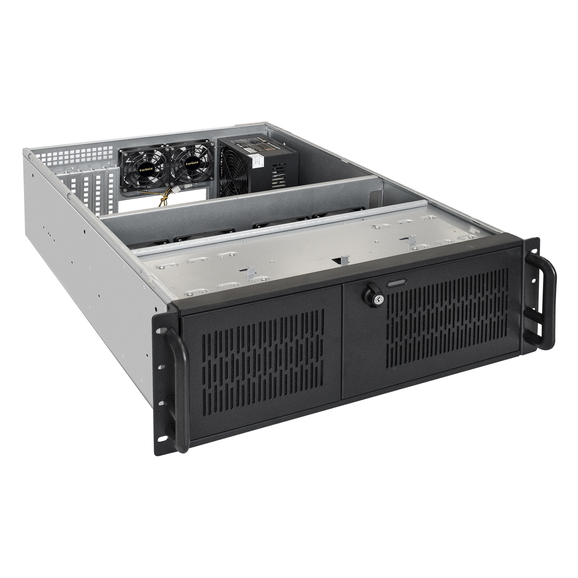 Серверный корпус ExeGate Pro 4U650-010/4U4139L <RM 19", высота 4U, глубина 650, БП 700ADS, USB>