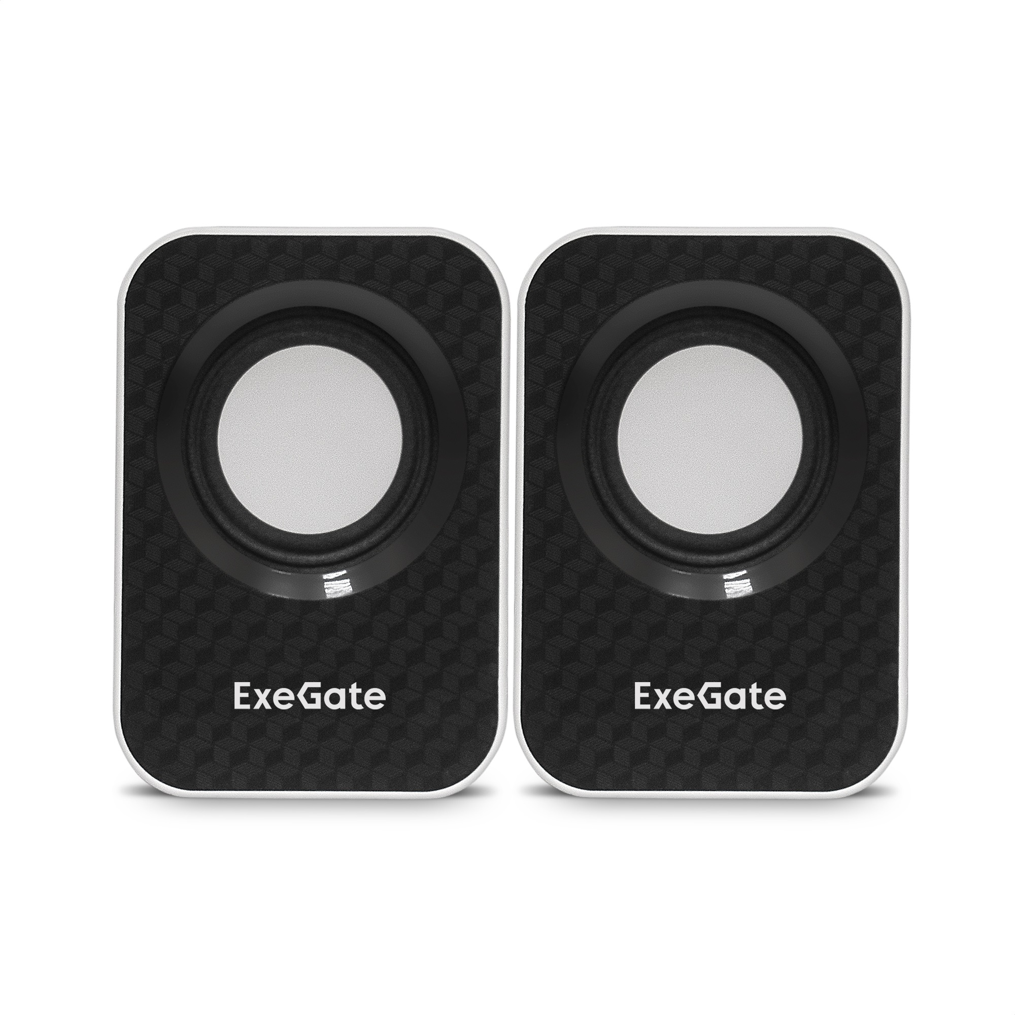 Акустическая система 2.0 ExeGate Disco 170 (питание USB, 2х3Вт (6Вт RMS), 100-20000Гц, белый/черный, Color Box)