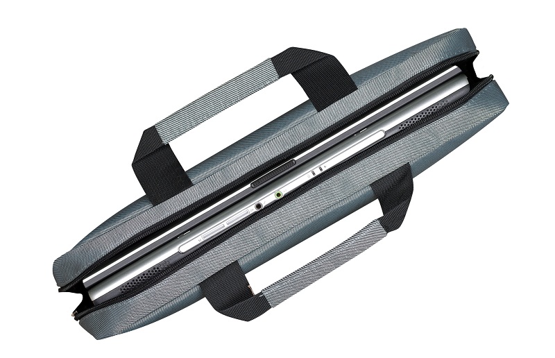 Сумка ExeGate Start S15 Grey, серая, полиэстер, для ноутбуков до 15.6"
