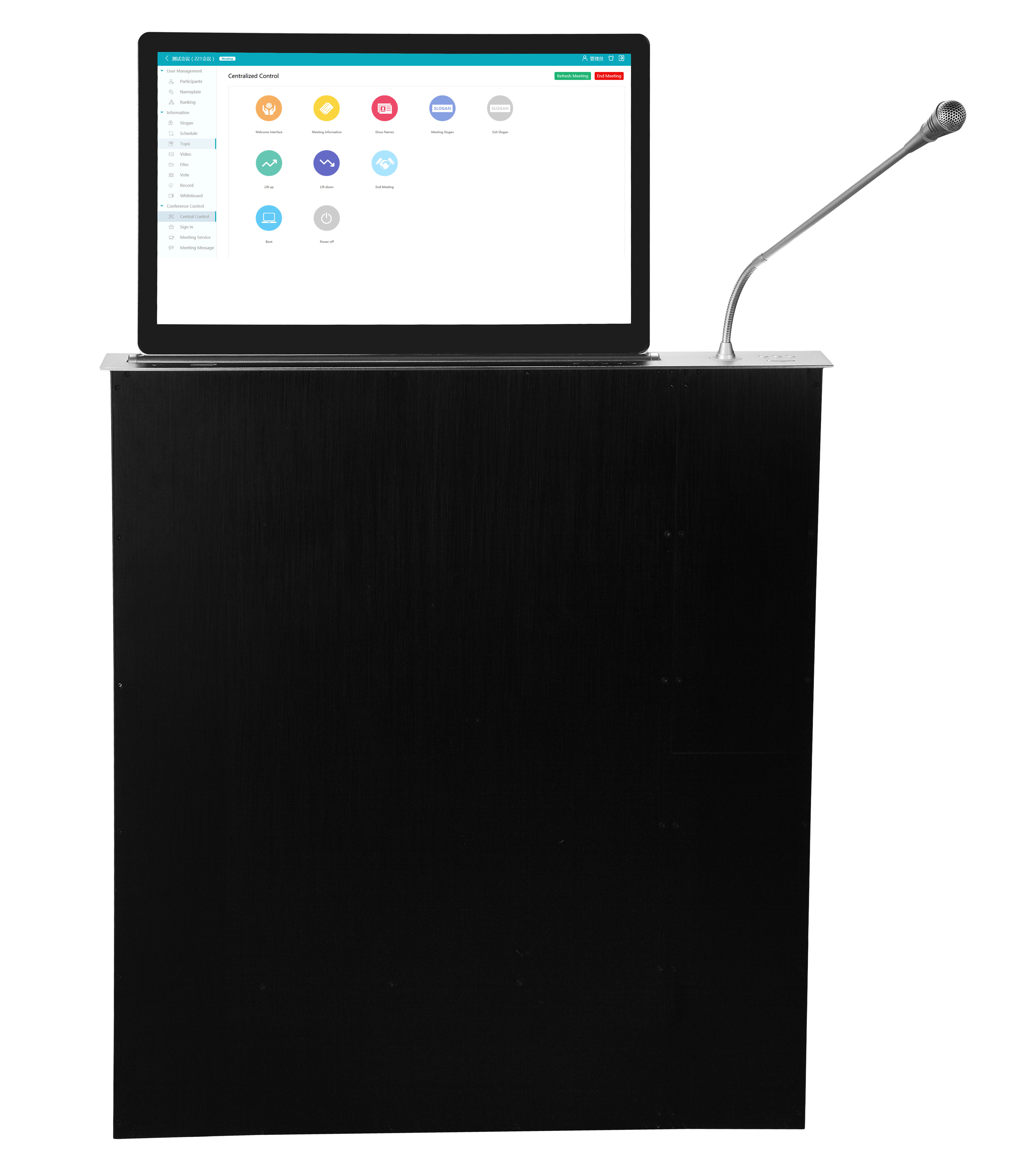 TS-F173MT3 LCD 17.3" Mic