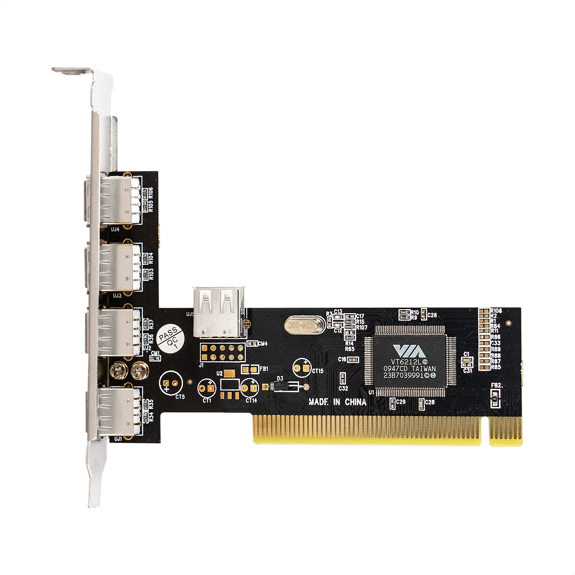 Контроллер ExeGate EXE-352 (PCI v2.2, 4*USB2.0 ext. + 1*USB2.0 int., VIA Labs Chipset VT6212L)