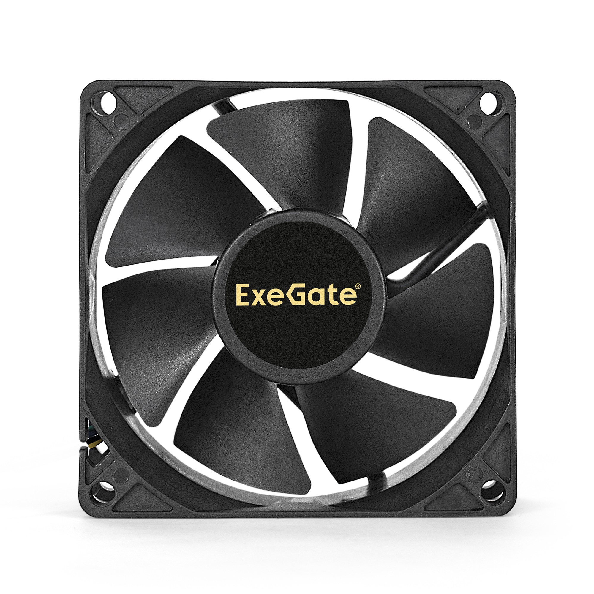 Вентилятор 12В DC ExeGate EX08025S3P (80x80x25 мм, Sleeve bearing (подшипник скольжения), 3pin, 2200RPM, 22.5dBA)