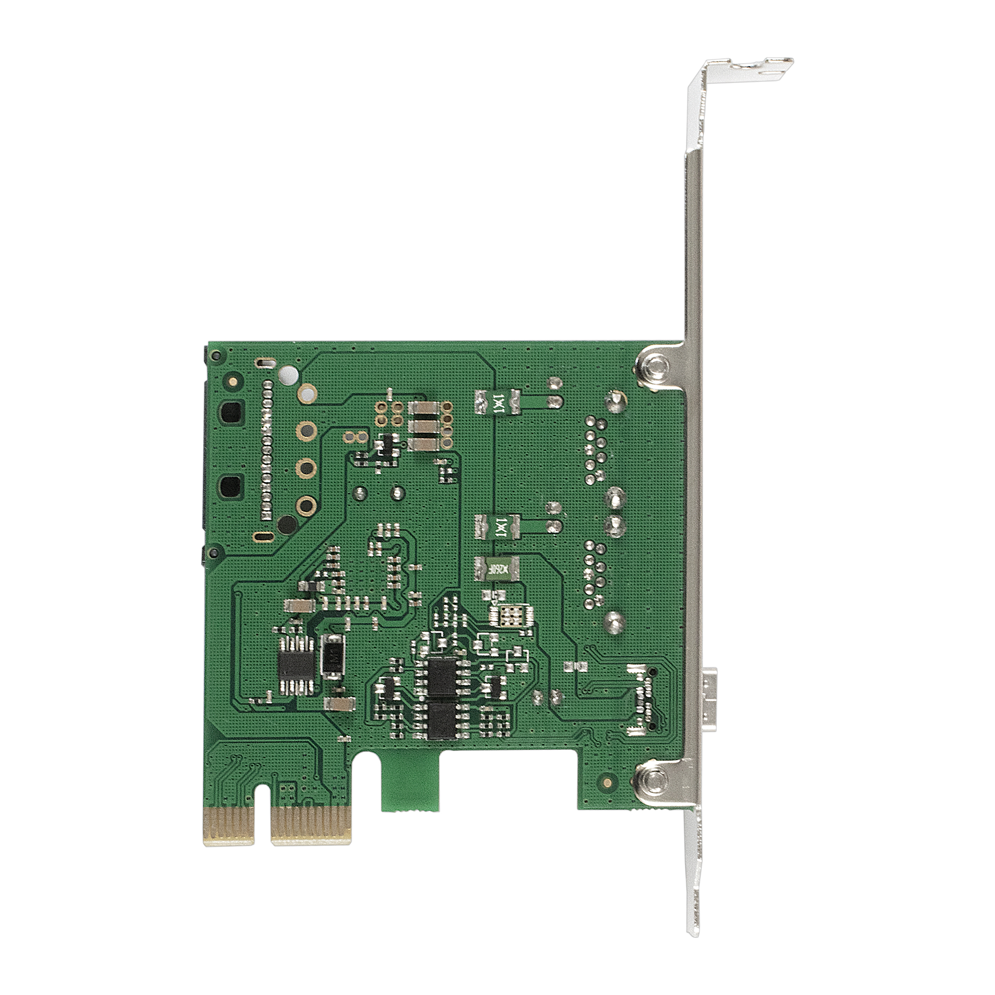 Контроллер ExeGate EXE-323 (PCI-E x1 v2.0, 2*USB3.0 ext. + 1*Type-C, разъем доп.питания, VIA Labs Chipset VL805)