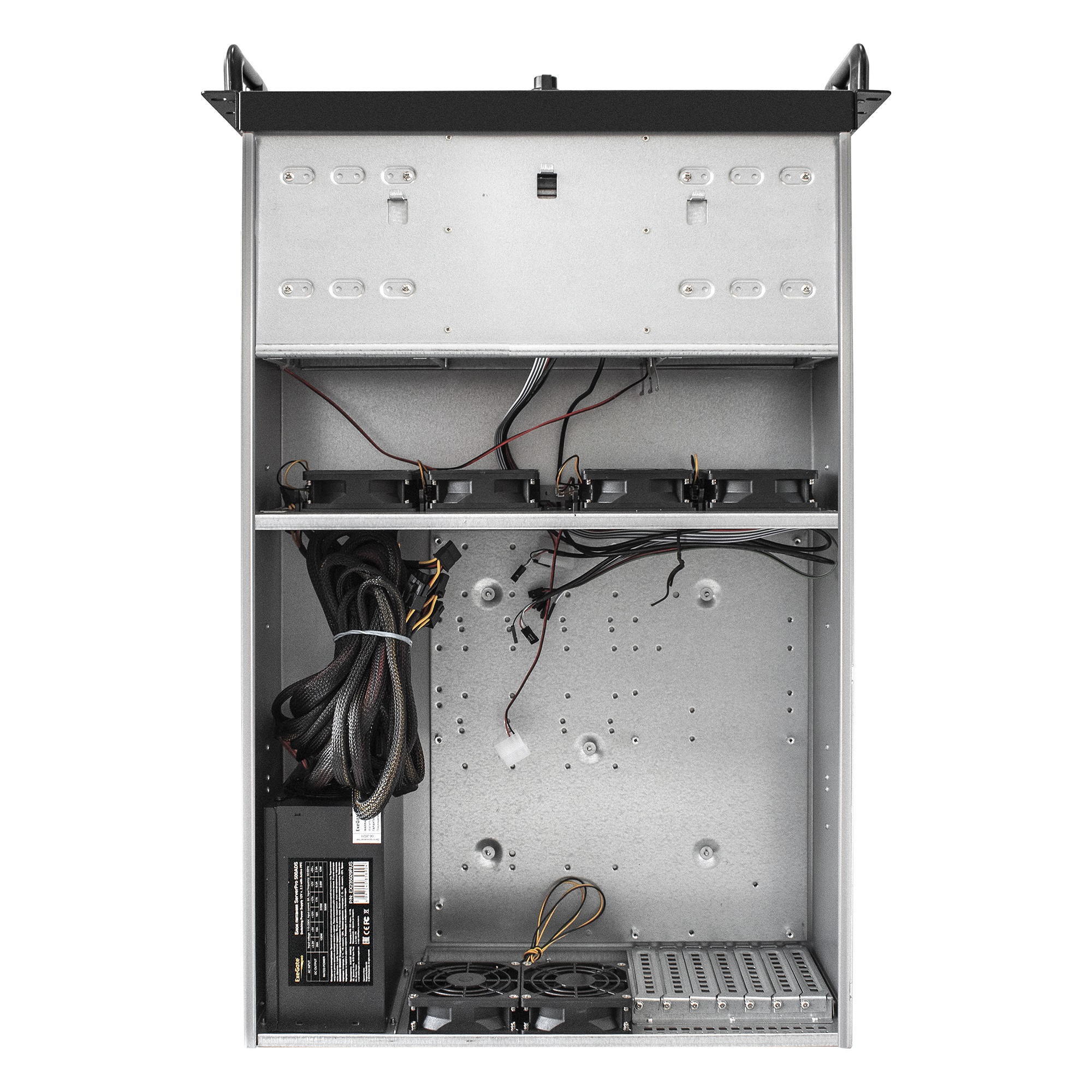 Серверный корпус ExeGate Pro 4U650-010/4U4139L <RM 19", высота 4U, глубина 650, БП 700ADS, USB>