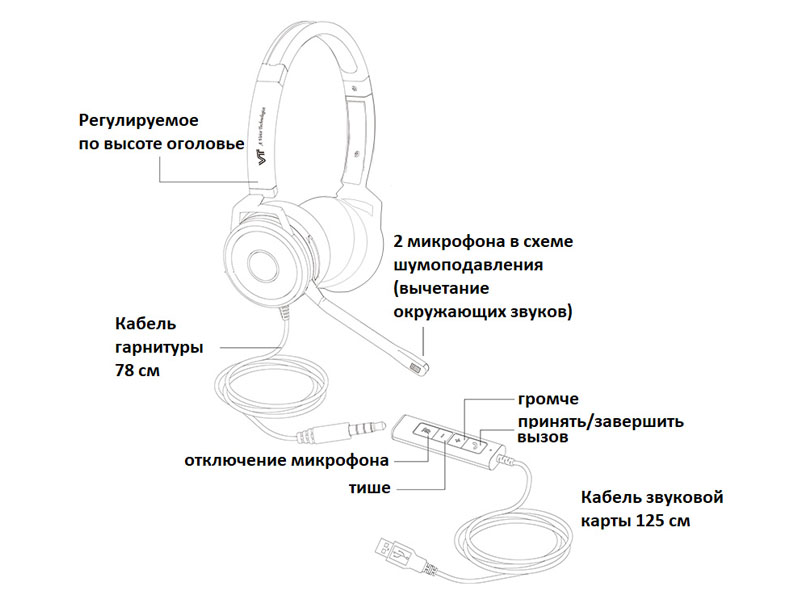 VT X208-D USB