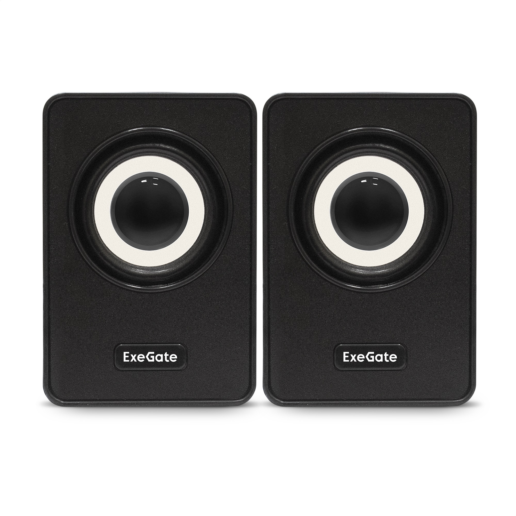 Акустическая система 2.0 ExeGate Disco 120 (питание USB, 2х3Вт (6Вт RMS), 100-20000Гц, черный, Color Box)
