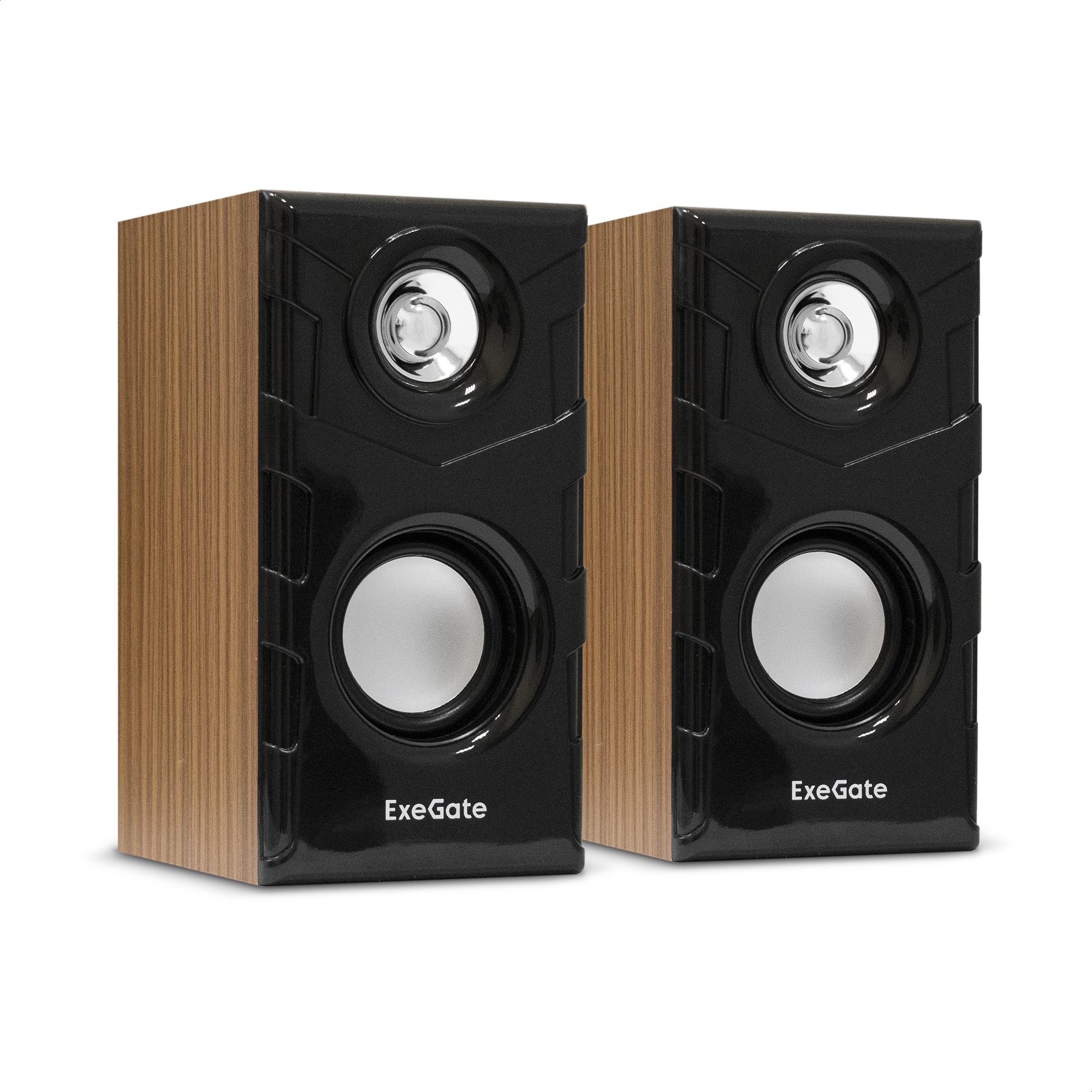 Акустическая система 2.0 ExeGate Tango 316 (питание USB, 2х3Вт (6 Вт RMS), 80-20000Гц, светлое дерево, Color Box)