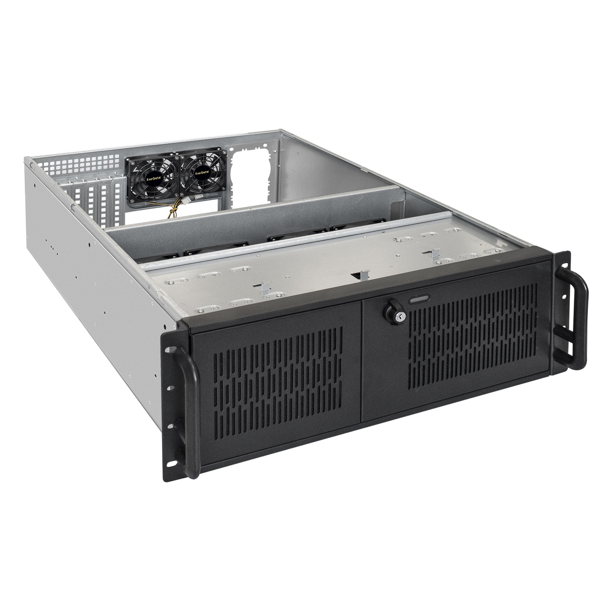 Серверный корпус ExeGate Pro 4U650-010/4U4139L <RM 19", высота 4U, глубина 650, без БП, USB>