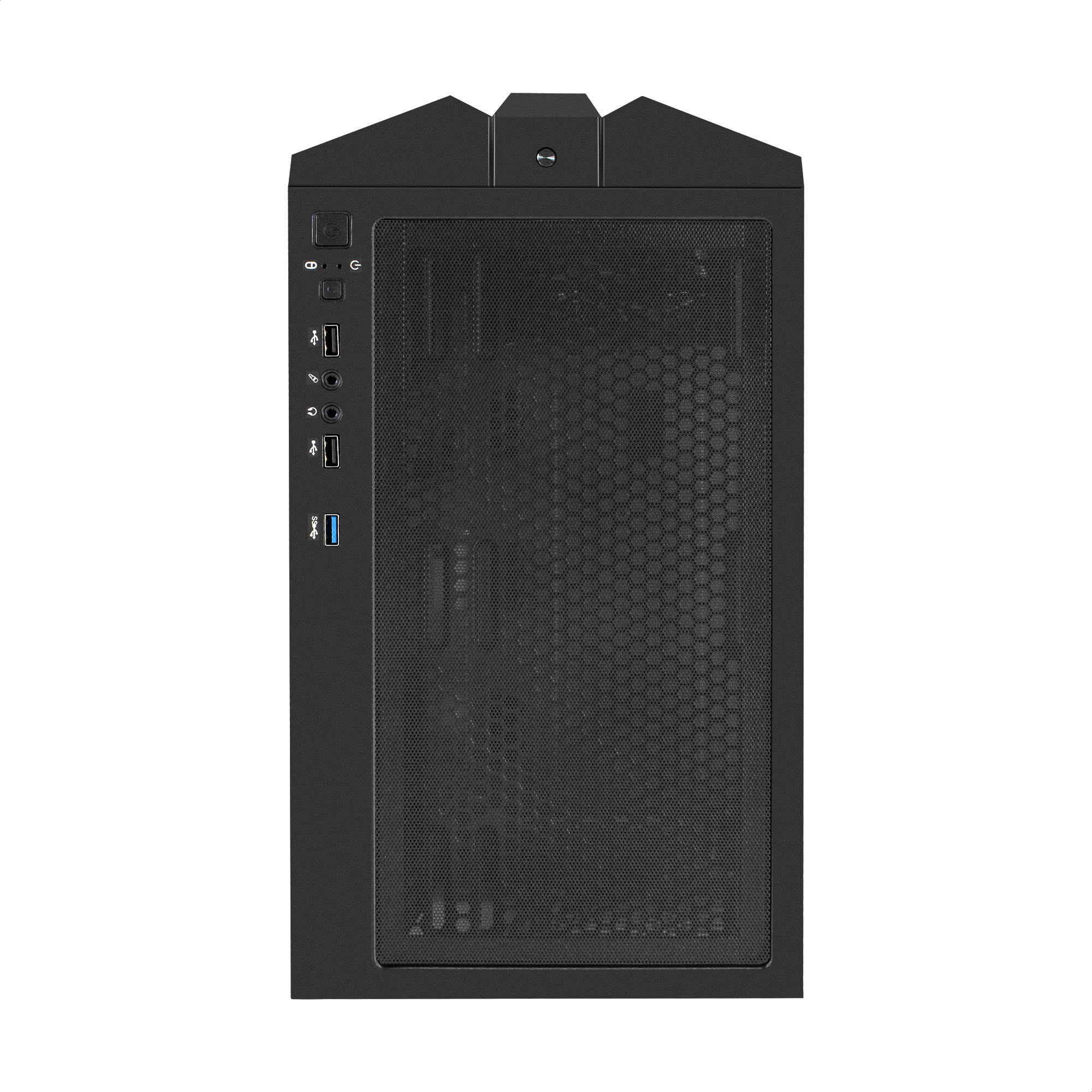 Корпус Miditower ExeGate EVO-9205-NPX500 (ATX, БП 500NPX с вент. 12 см, с окном, 1*USB+1*USB3.0, аудио, черный, 3 вент. 12см с RGB подсветкой)