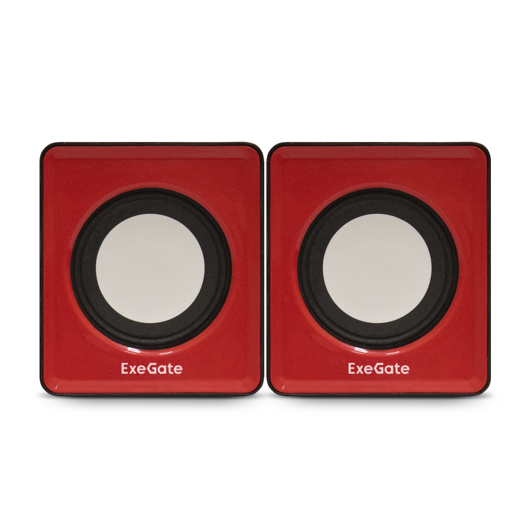 Акустическая система 2.0 ExeGate Disco 140 Red (питание USB, 2х3Вт (6Вт RMS), 100-20000Гц, красный, Color Box)