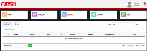 Fanvil Device Management Cloud System (FDMCS)