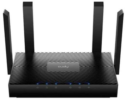 Wi-Fi роутер CUDY WR3000,  AX3000,  черный