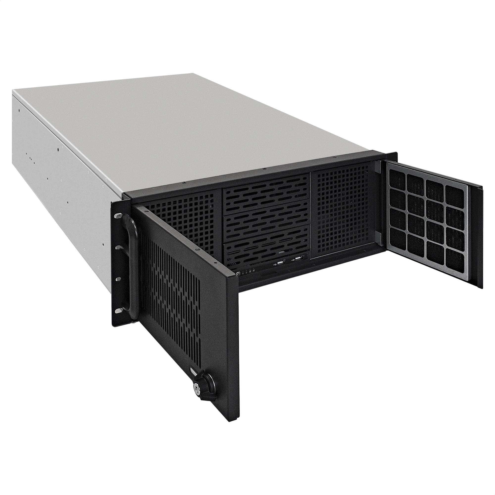 Серверный корпус ExeGate Pro 4U650-010/4U4139L <RM 19", высота 4U, глубина 650, БП 700ADS, USB>