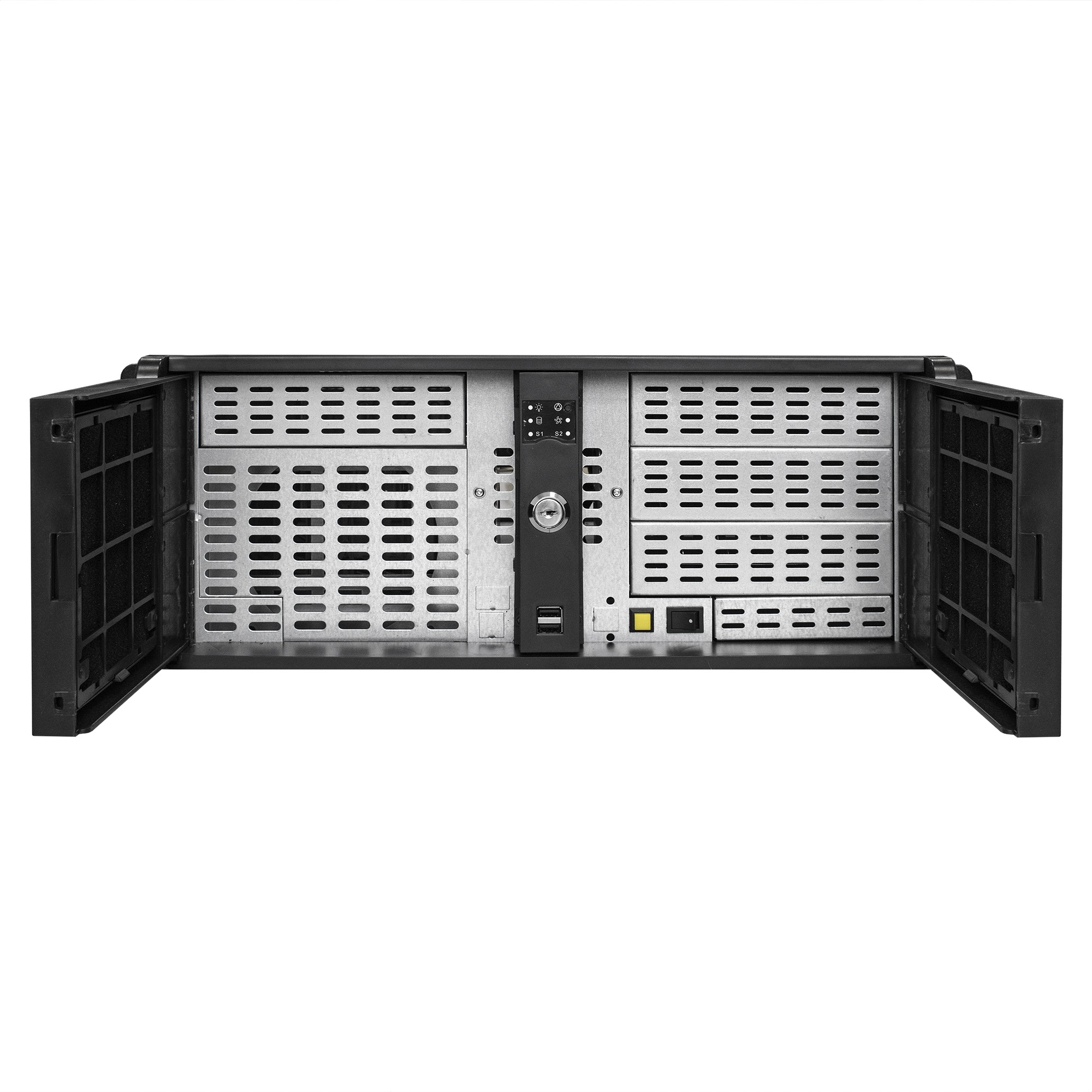 Серверный корпус ExeGate Pro 4U480-15/4U4132 <RM 19", высота 4U, глубина 480, БП 900ADS, USB>