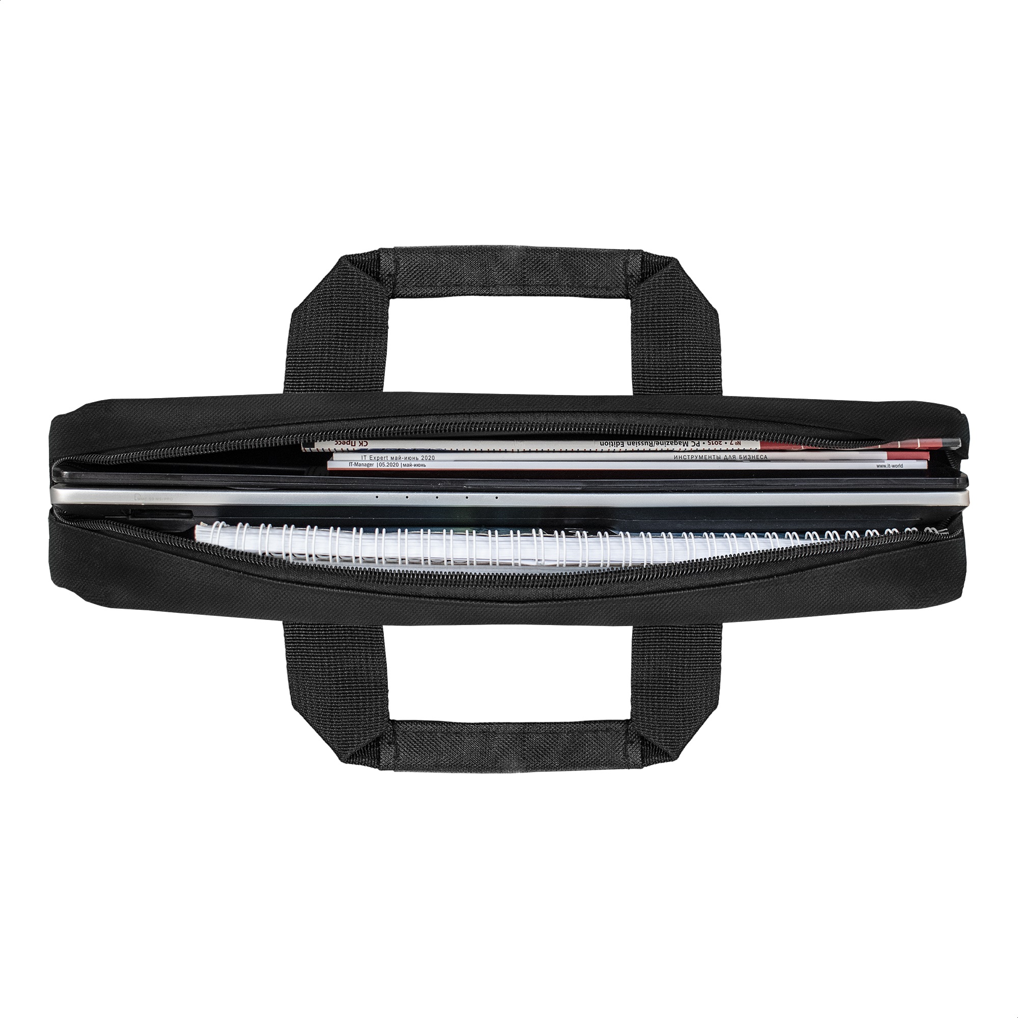 Сумка ExeGate Start S1518 Black, черная, полиэстер, для ноутбуков до 15.6"